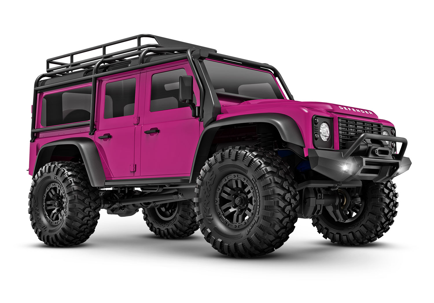 Traxxas TRX-4M Land Rover 4WD Electric Scale and Trail Crawler with TQ 1/18 Pink