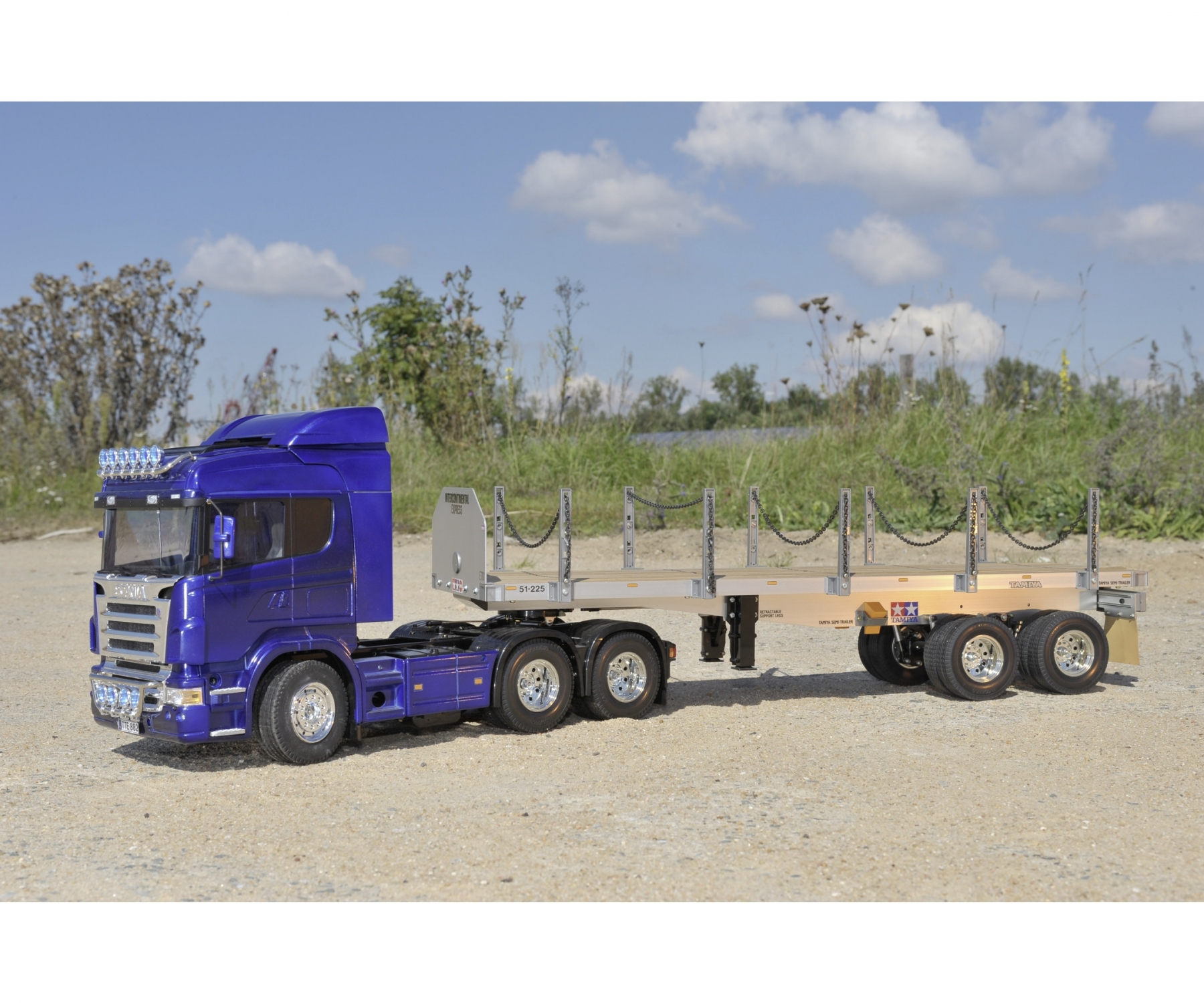 Tamiya Flatbed Semi Trailer 1/14