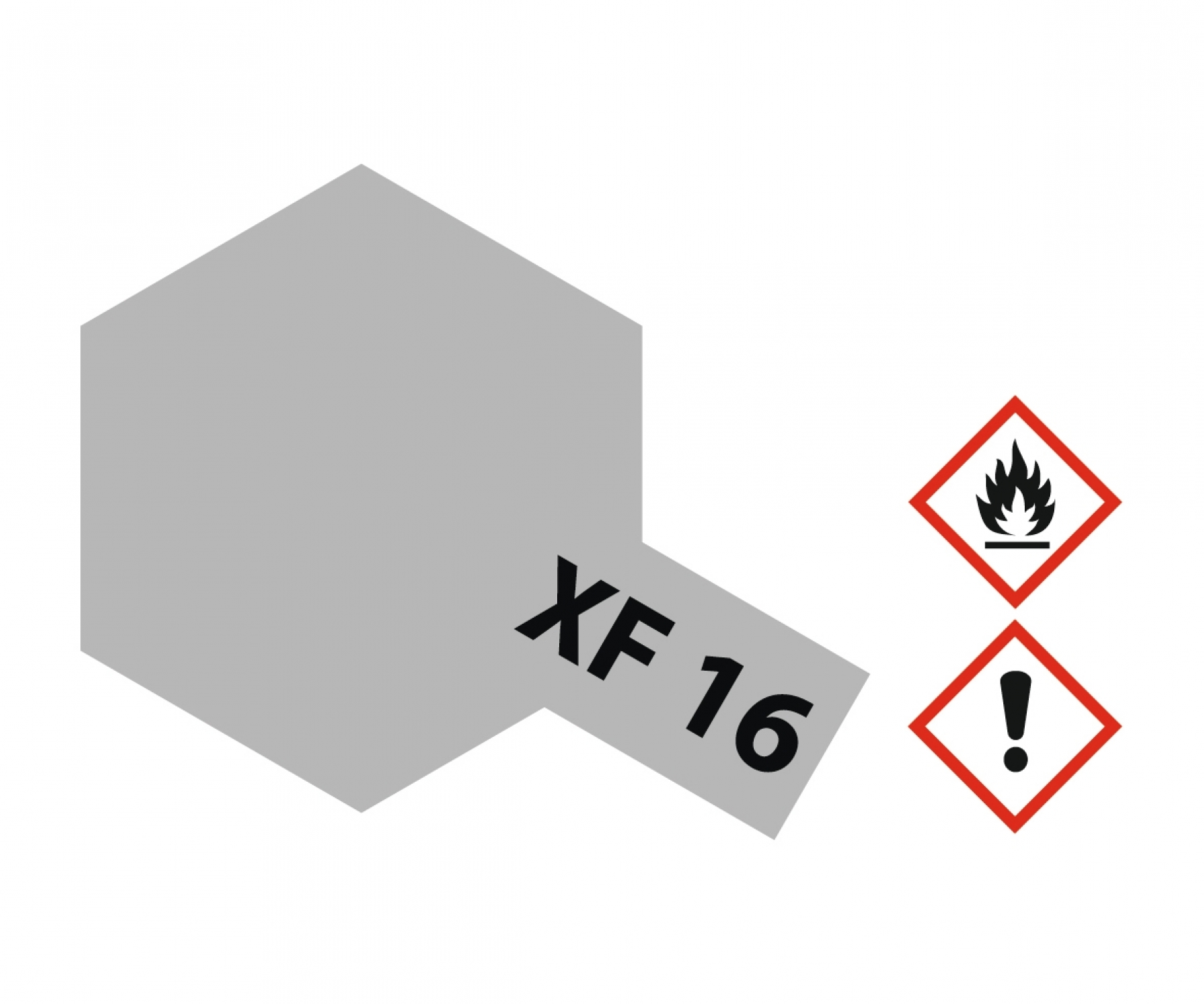 XF16 Potje Aluminum flat 23ml Tamiya