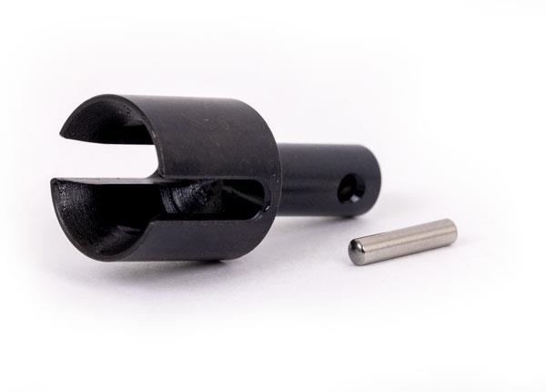Traxxas Differential output cup center (hardened steel)/ 2.5x12mm pin