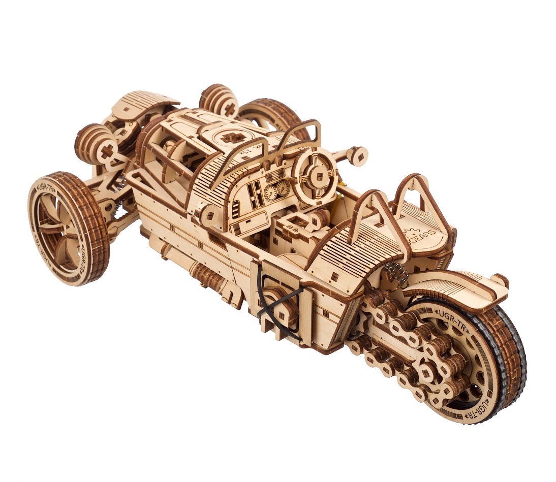 U-Gears Driewieler UGR-S mechanisch houten bouwpakket