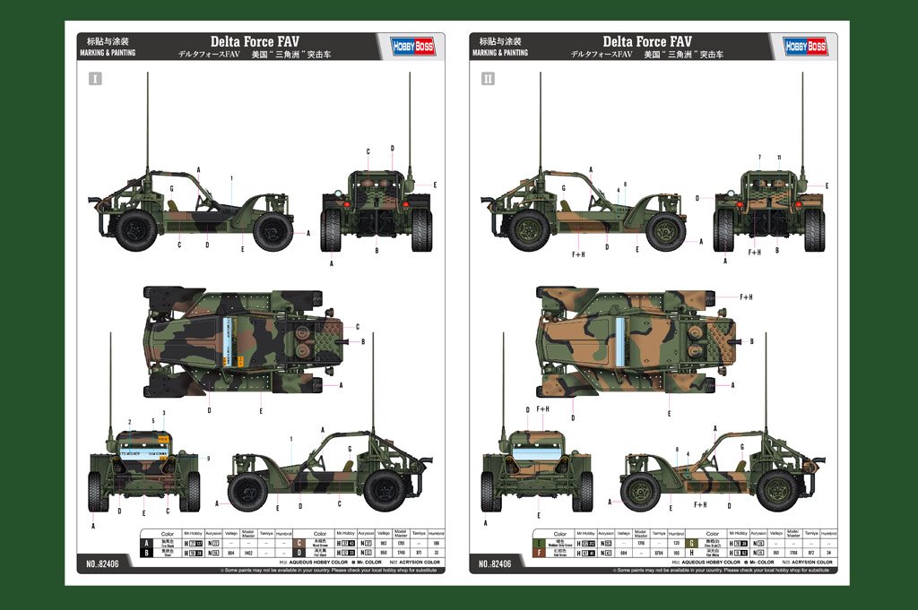 HobbyBoss Delta Force FAV 1/35