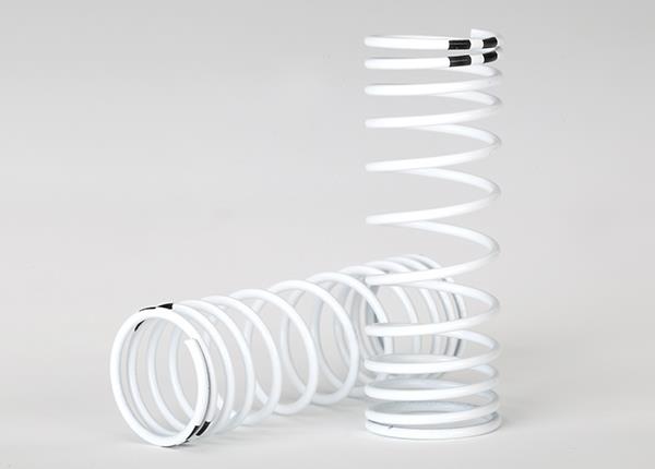 Traxxas Springs front (white) (progressive rate) (2)