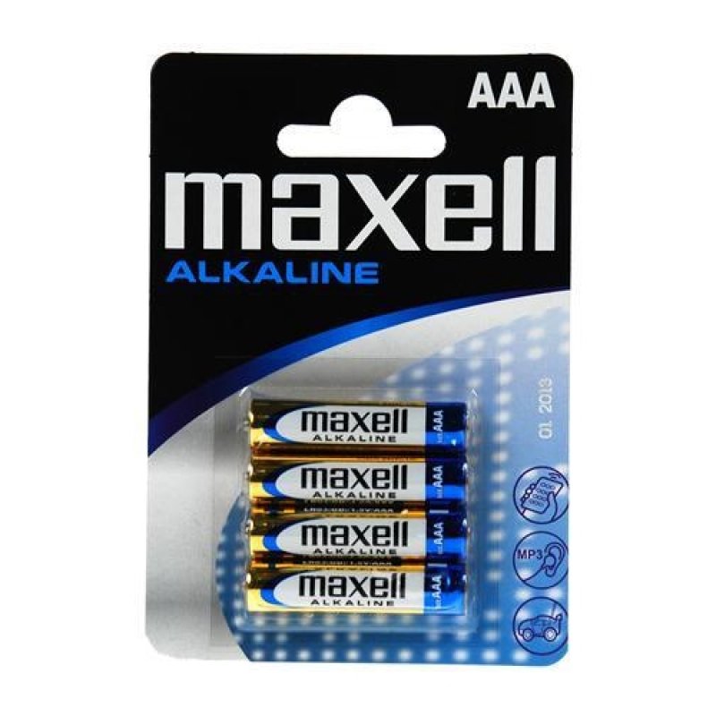 Maxell LR03 AAA Alkaline 1,5 Volt Blister  (4)