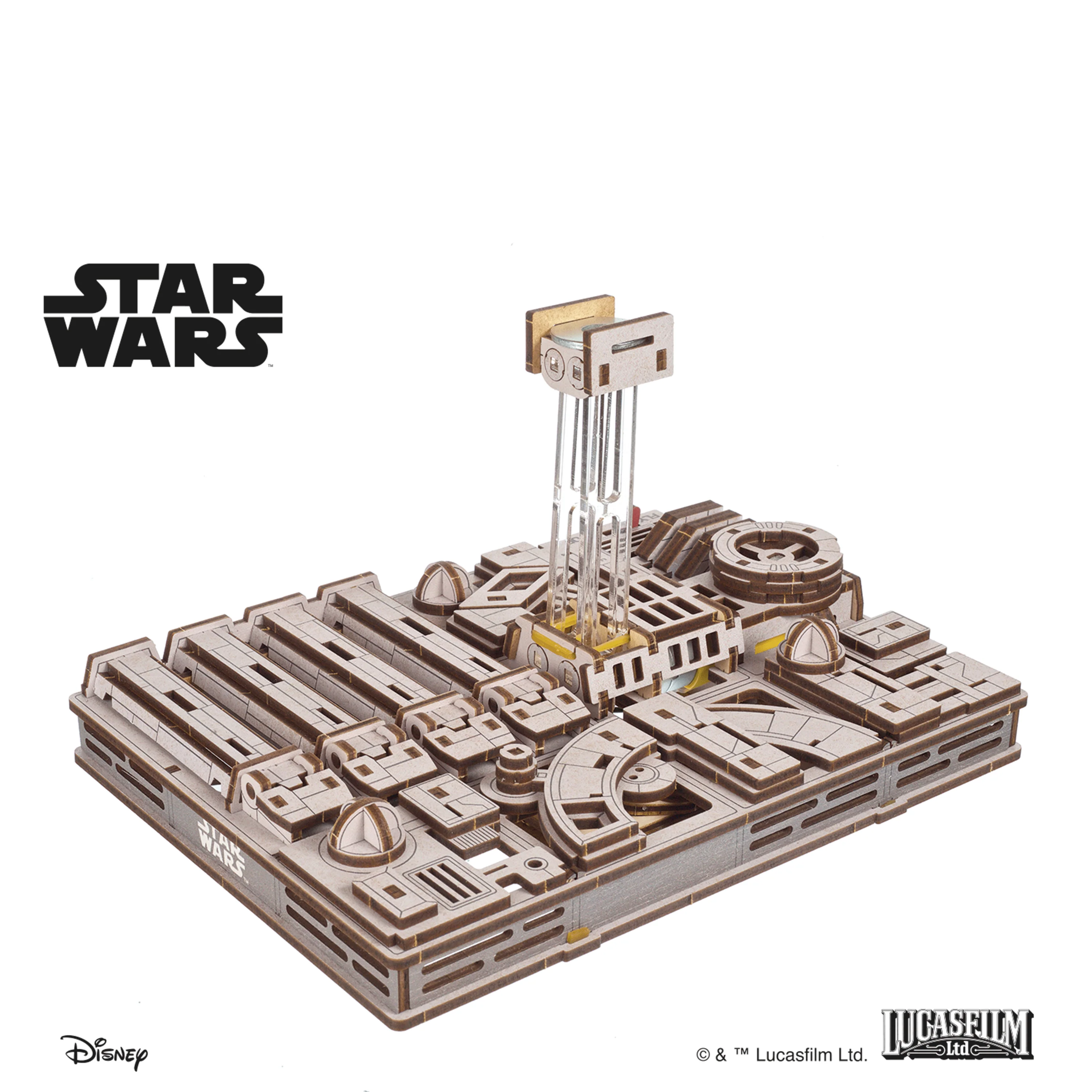 U-Gears Luke Skywalker's X-Wing Starfighter Star Wars mechanisch houten bouwpakket