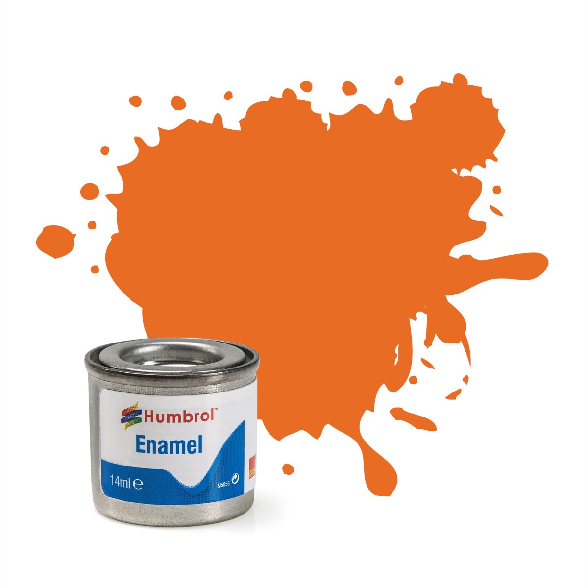 46 Matt Orange enamel flat 14ml Humbrol