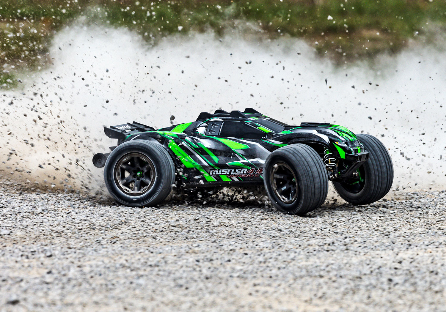 Traxxas Rustler 4X4 VXL ULTIMATE TQi TSM High-Performance Brushless Stadium Truck 1/10 Green