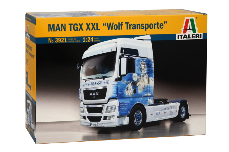 Italeri MAN TGX XXL Wolf Transporte 1/24
