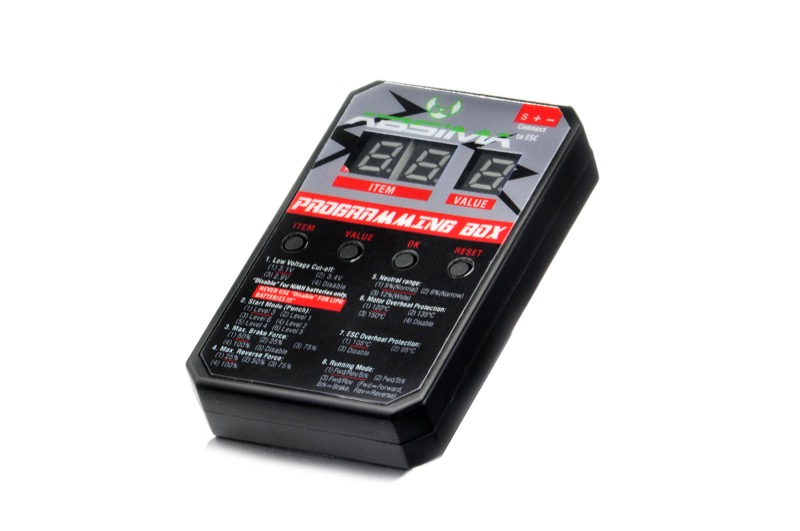 Absima Programmeerbox voor Thrust V2 Brushless Regelaar