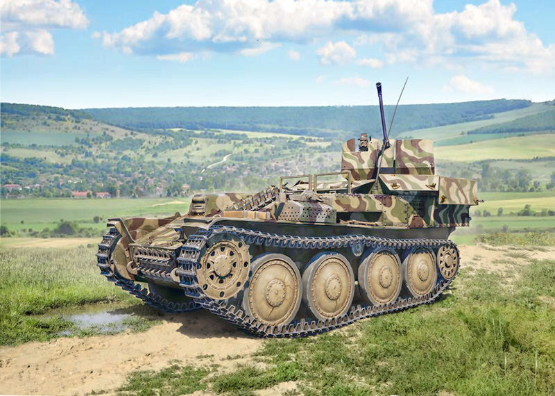 Italeri Sd. Kfz. 140 Flakpanzer 38(t) Gepard 1/35