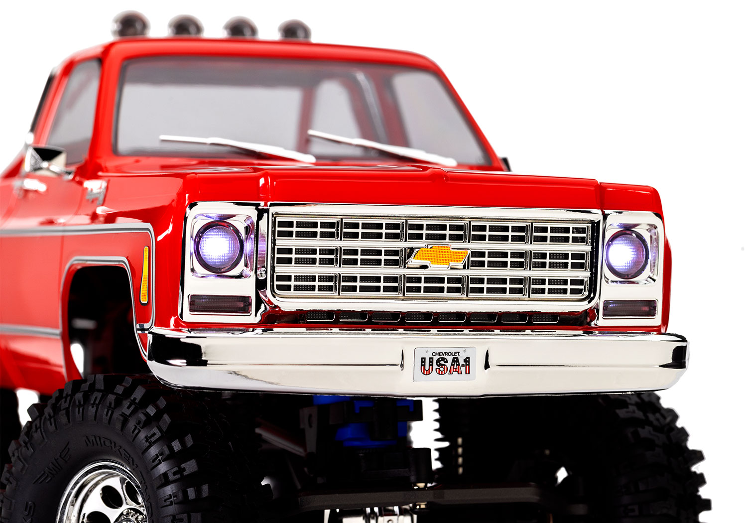 Traxxas TRX-4M High Trail 1979 Chevrolet K10 Truck 4WD Electric Scale and Trail Crawler with TQ 1/18 Black