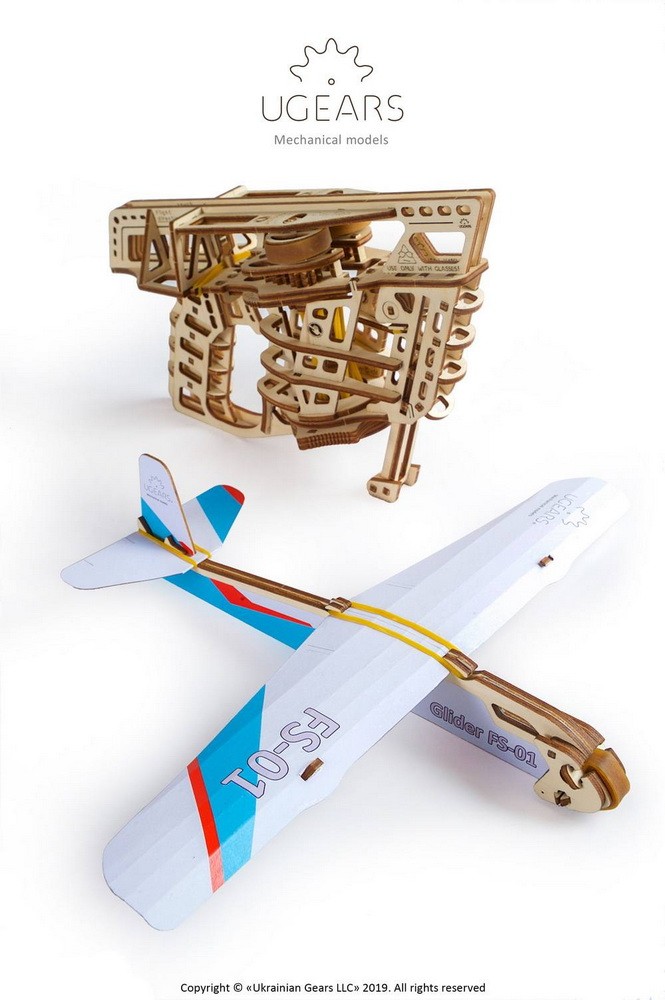 U-Gears Flight Starter mechanisch houten bouwpakket