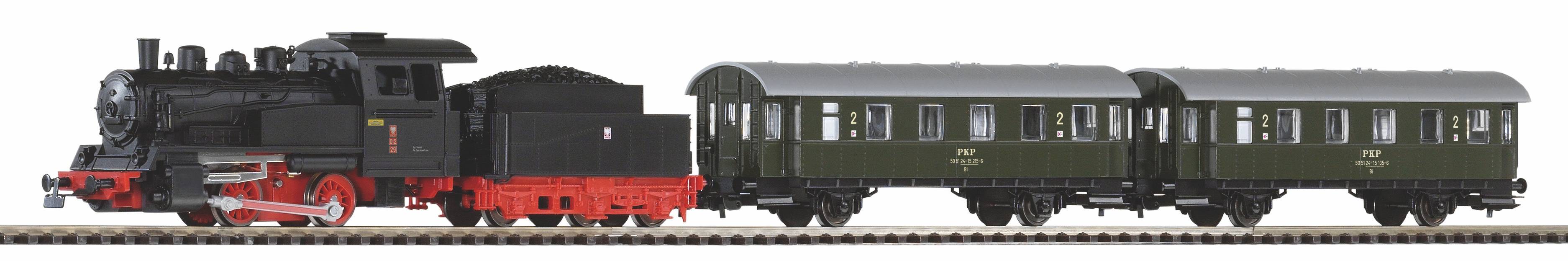 Piko Startset Passagierstrein met Stoomlocomotief PKP H0