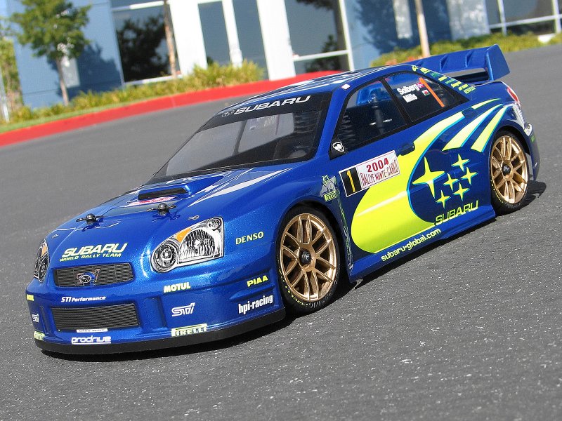 HPI Subaru Impreza 2004 WRC Clear Body 190mm 1/10