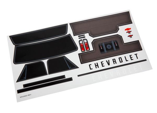 Traxxas Decal sheet Chevrolet C10