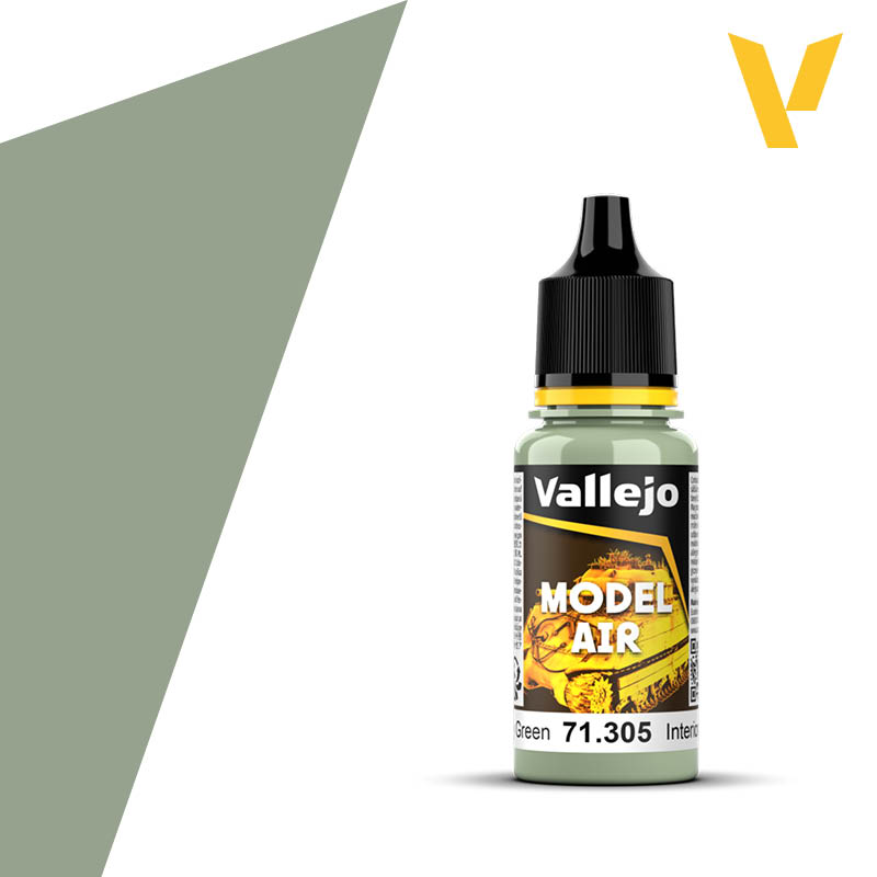 71305 Vallejo Interior Grey Green Model Air 18ml