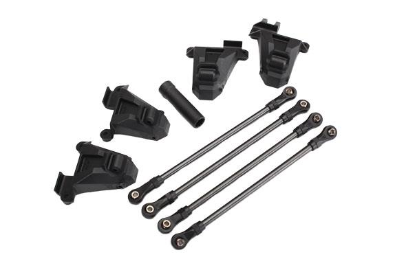 Traxxas Chassis Conversion Kit, TRX-4® (short to long wheelbase) (includes rear upper & lower suspension links, front & rear shock towers, long female half shaft)