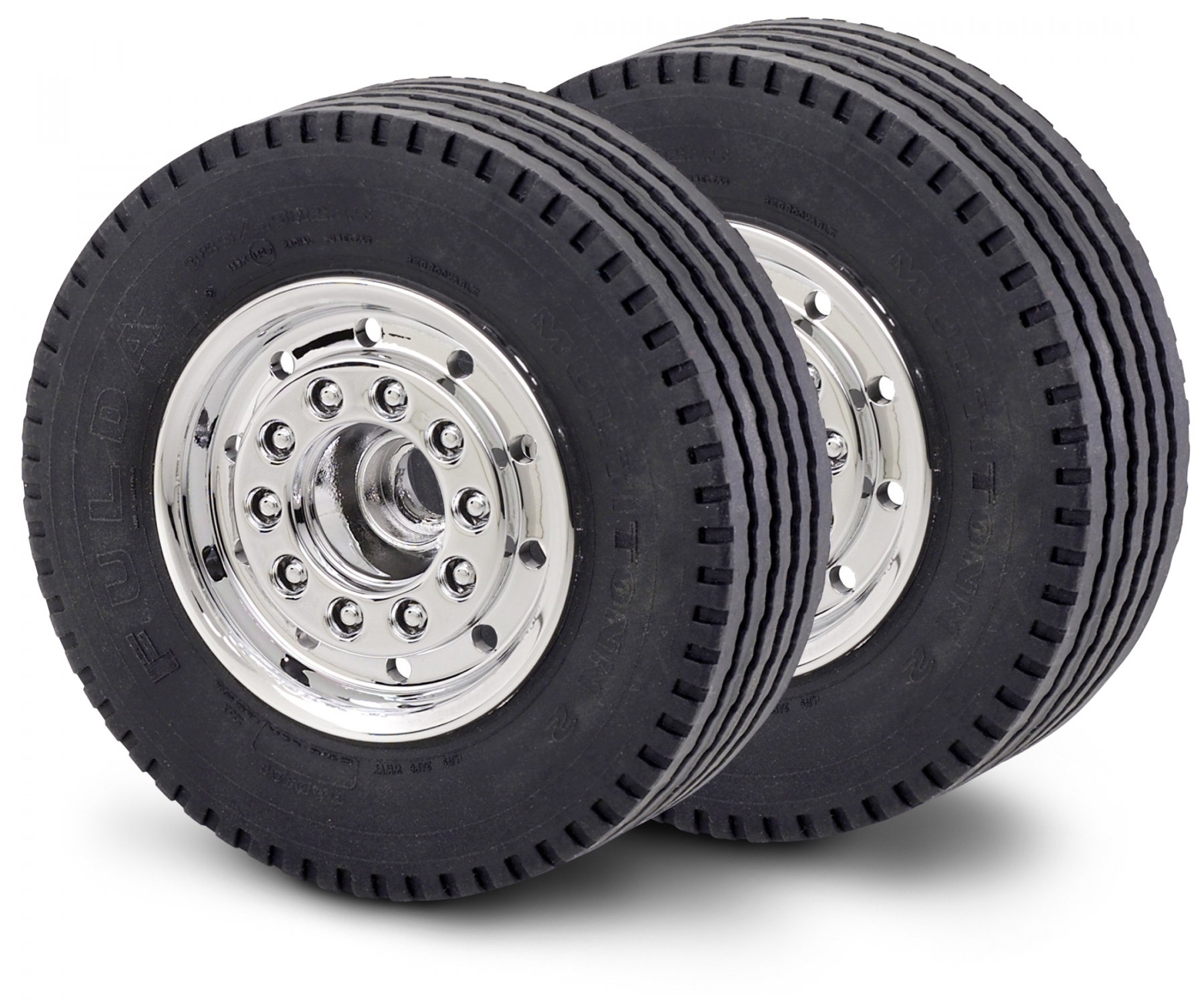 Carson Voorvelgen Breed voor Tamiya Truck Verchroomd Kunststof (2) 1/14