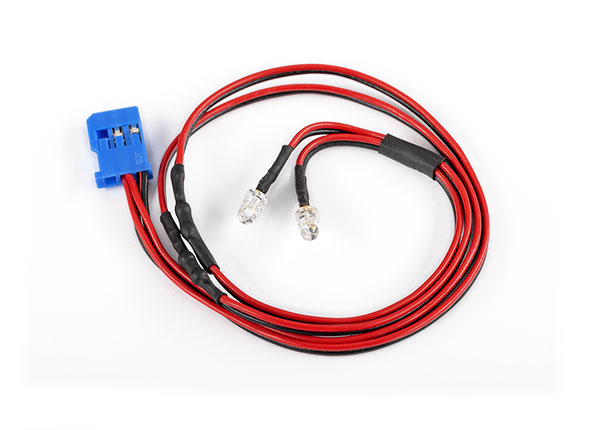 Traxxas  Wire harness, LED lights (front)/ zip ties (2) TRX-4M