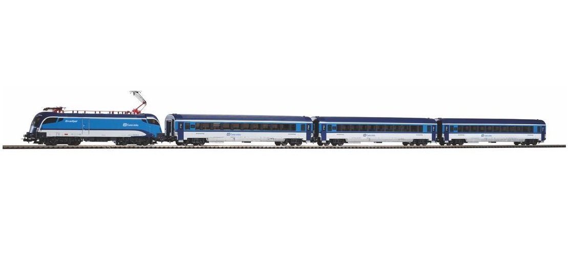 Piko Startset Taurus CD Railjet met 3x IC Passagierswagon H0