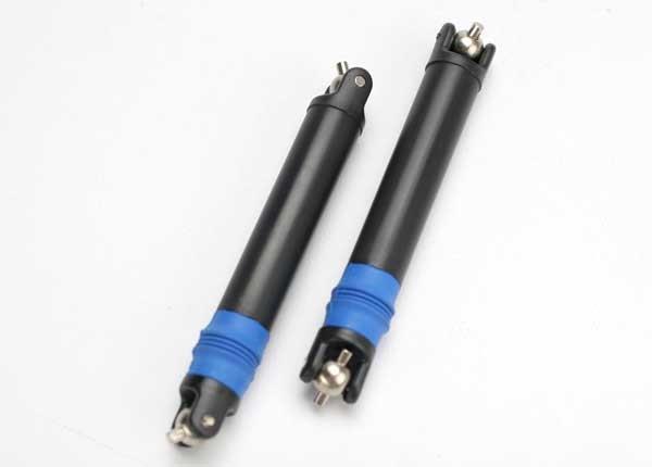 Traxxas Half shaft set, left or right (internal splined half shaft/ external splined half shaft/ rubber boot/ metal U-joints) (assembled with glued boot) (2 assemblies)