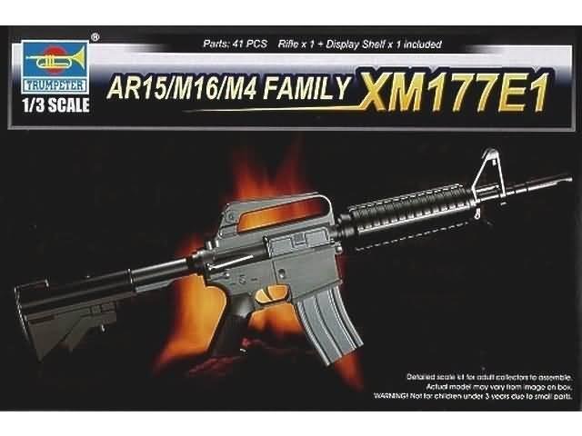 Trumpeter AR15/M16/M4 Family XM177E1 1/3