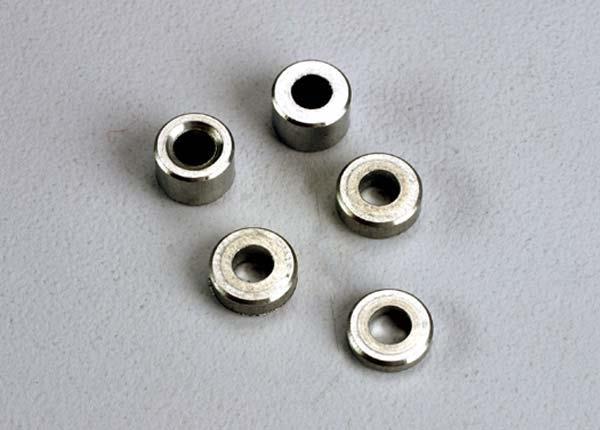 Traxxas Aluminum spacers: 3x6x1.5mm (2)/ 3x6x2.5mm (1)/ 3x6x3.8mm (2)