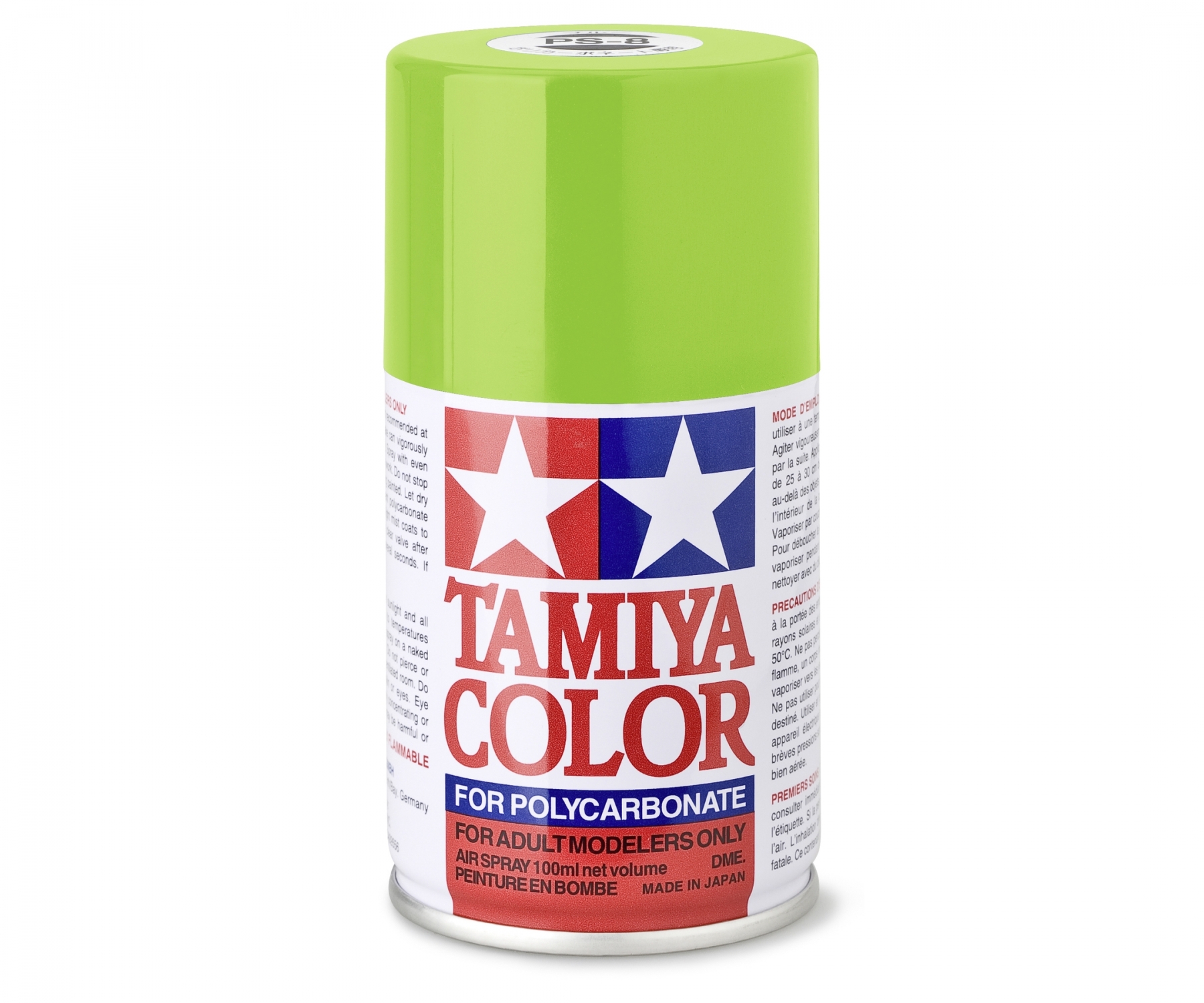 PS8 Spray Light Green brillant 100ml Tamiya