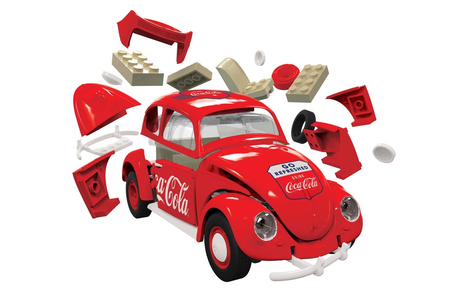 AirFix Quickbuild Volkswagen Beetle Coca Cola