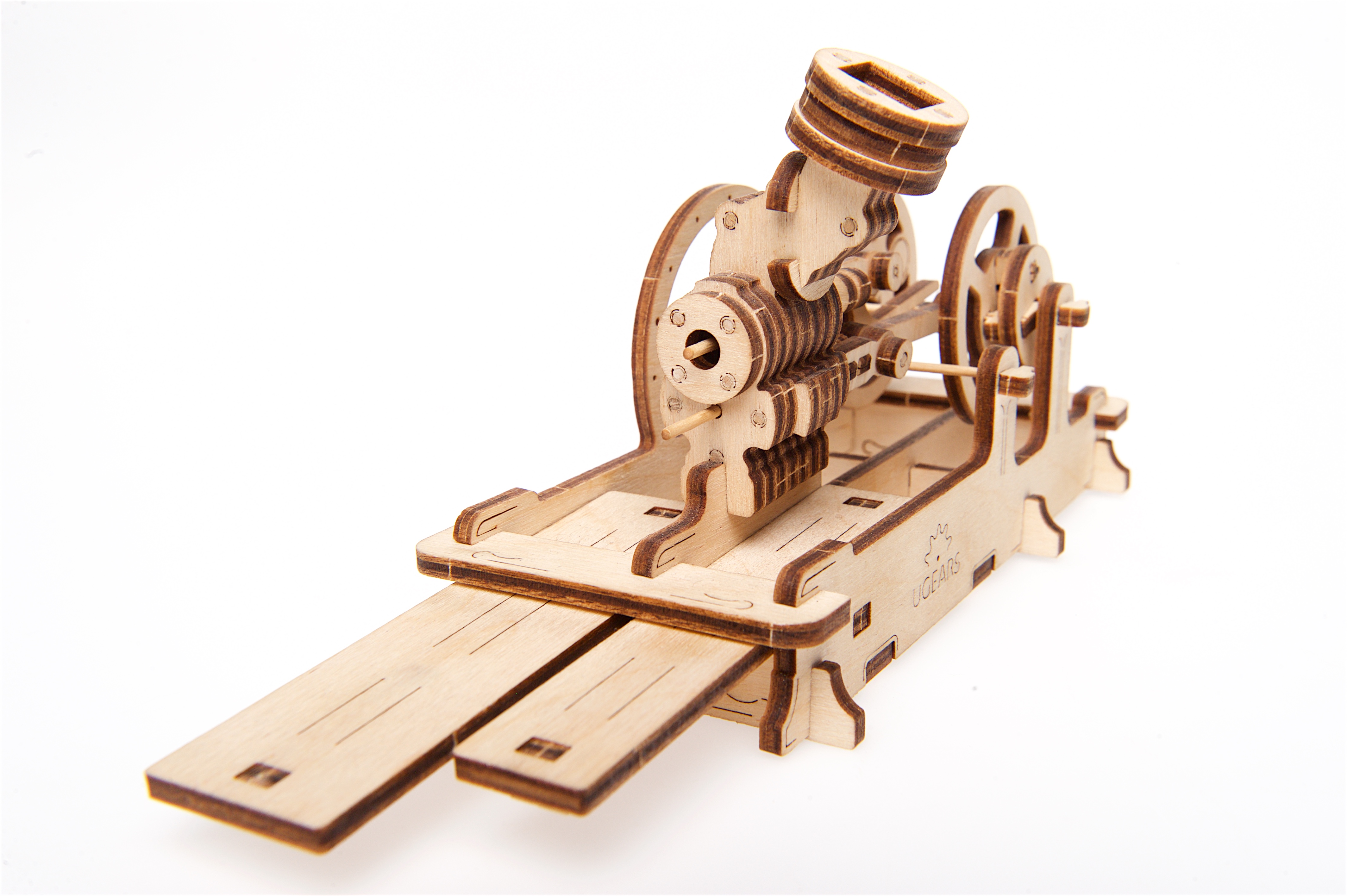U-Gears Pneumatische Motor mechanisch houten bouwpakket