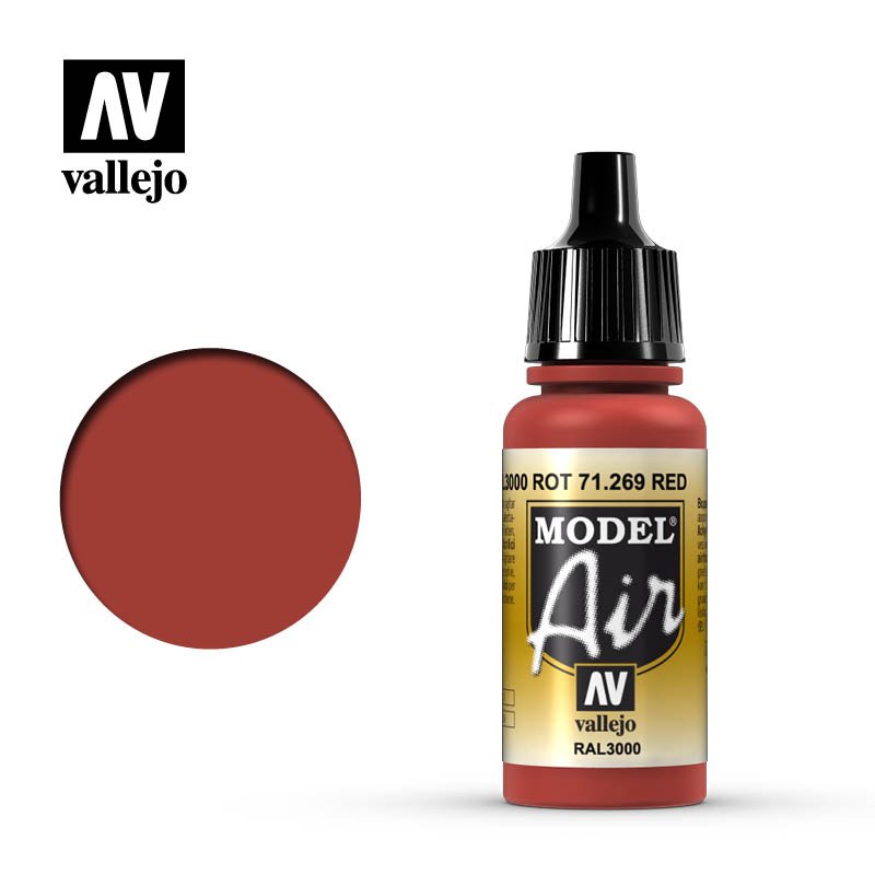 71269 Vallejo Red Model Air 17ml