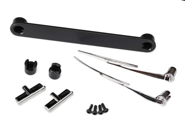 Traxxas Door handles, left & right/ windshield wipers, left & right/ retainers (3)/ 1.6x5 BCS (self-tapping) (4) (fits #8010 body)