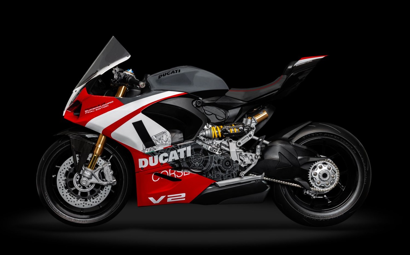 Pocher Ducati Panigale V2 Superquadro Final Edition Kit 1/4