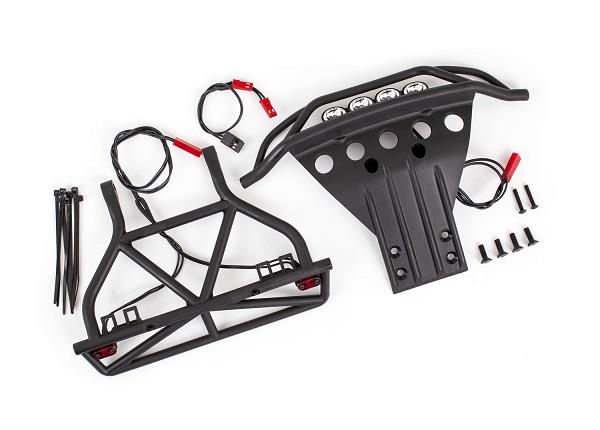 Traxxas LED light set complete (includes front and rear bumpers with LED light bar rear LED harness & BEC Y-harness) (fits 2WD Slash)