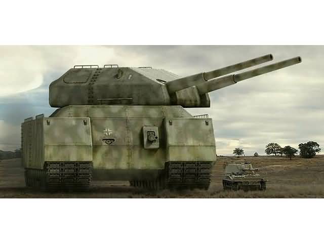 Takom Landkreuzer P1000 Ratte & Panzer VII Maus 1/144