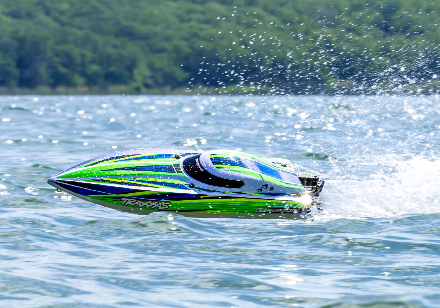 Traxxas Disruptor 4S 40+ MPH High-Performance Boat Orange