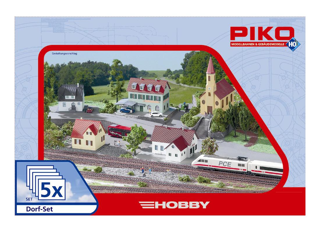 Piko Dorp-Set 5-Delig H0