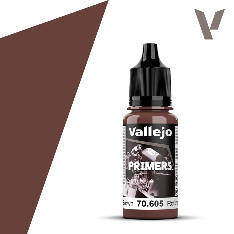 70605 Vallejo Surface Primer German Red Brown 18ml