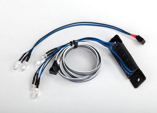 Traxxas LED headlight/tail light kit (fits #8111 body requires #8028 power supply)