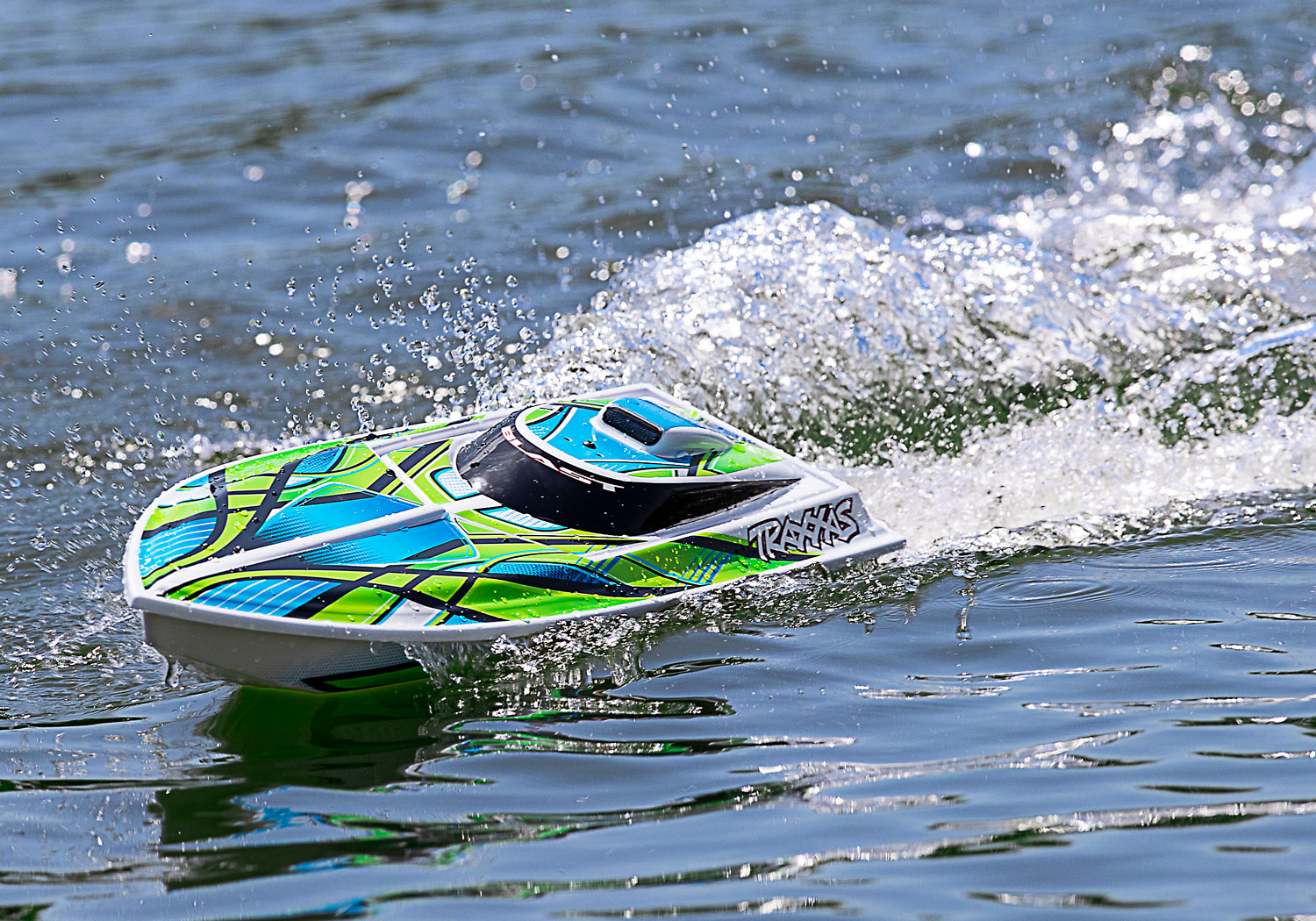 Traxxas Blast High Performance Boat TQ (incl. battery/charger) Green