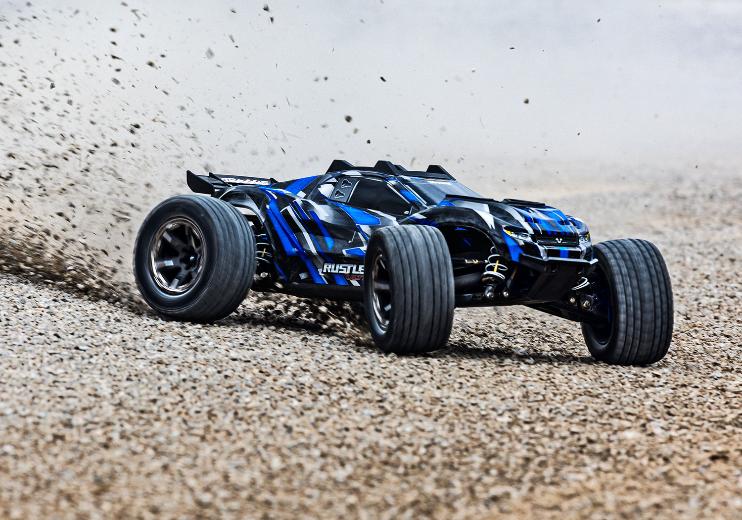 Traxxas Rustler 4X4 VXL ULTIMATE TQi TSM High-Performance Brushless Stadium Truck 1/10 Blue