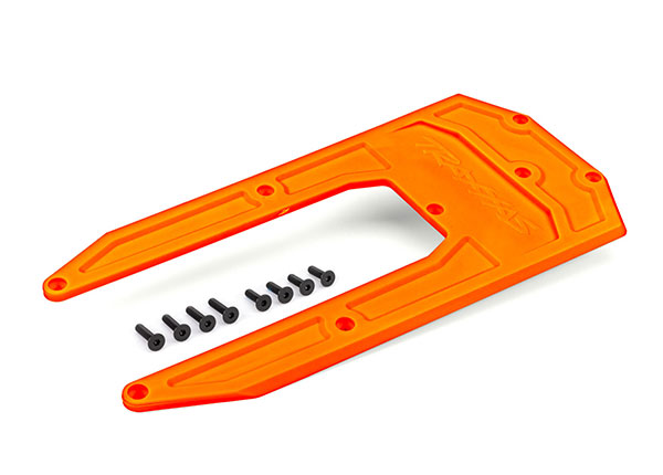 Traxxas Skidplate, Chassis, Orange (fits Sledge®)