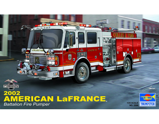 Trumpeter American LaFrance Eagle Fire Pumper 2002 1/25