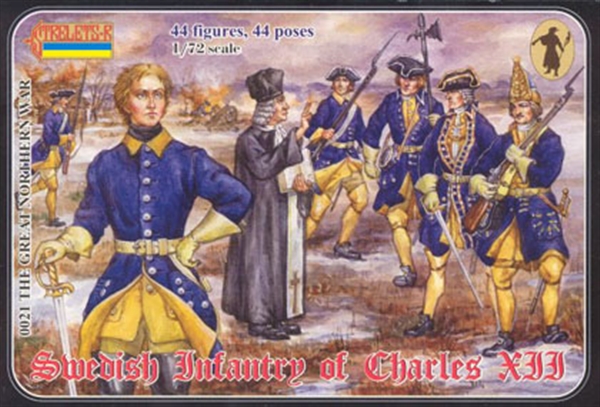 Strelets*R Swedish Infantry Of Charles XII 1/72