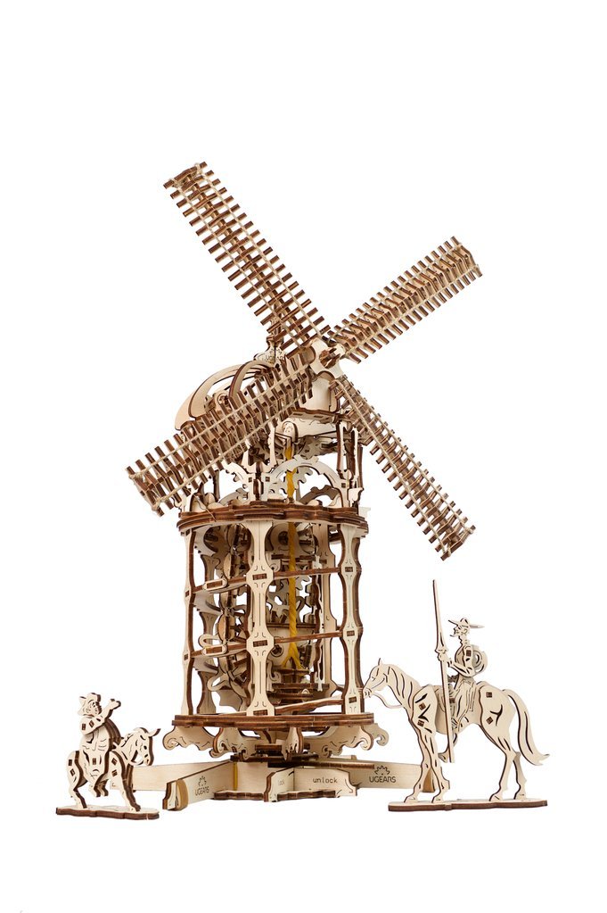 U-Gears Tower Windmill / Molen mechanisch houten bouwpakket