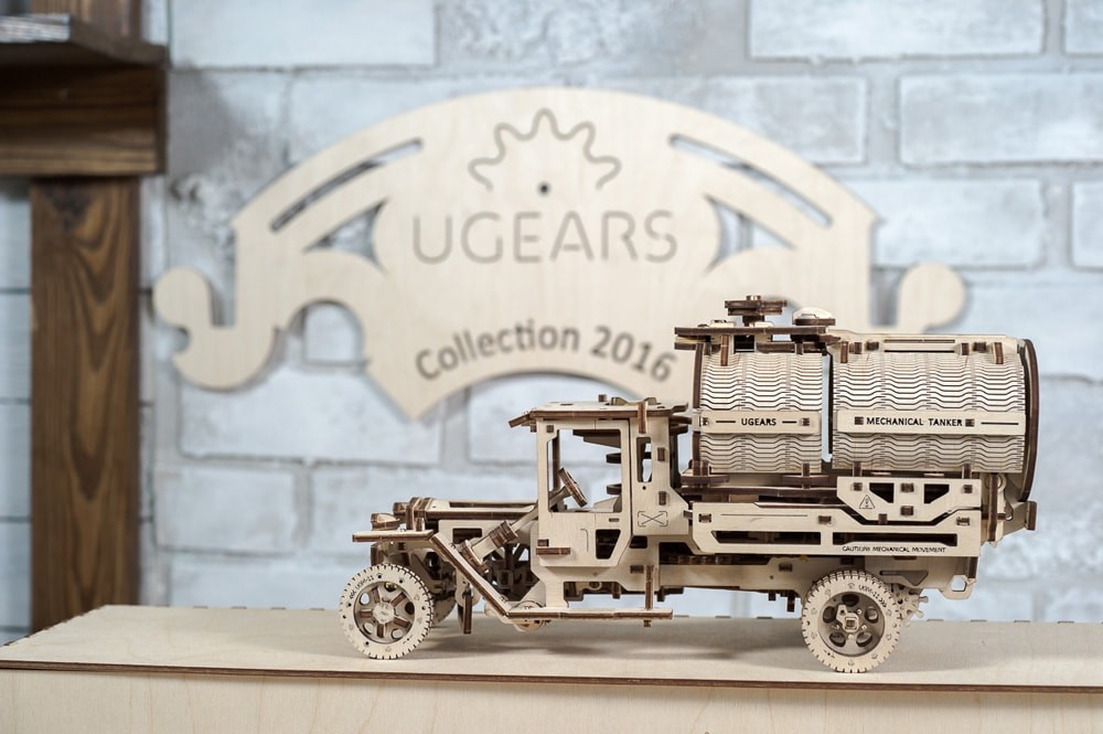 U-Gears Tanker mechanisch houten bouwpakket