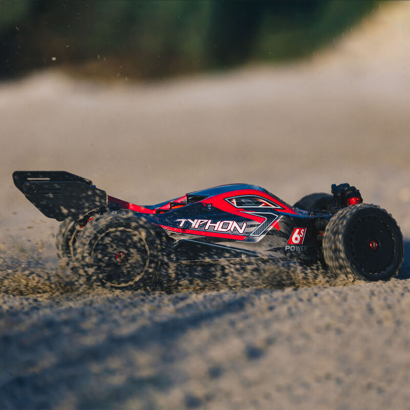 Arrma TYPHON 6S V5 BLX 4WD Brushless Buggy RTR 1/8 Black/Red