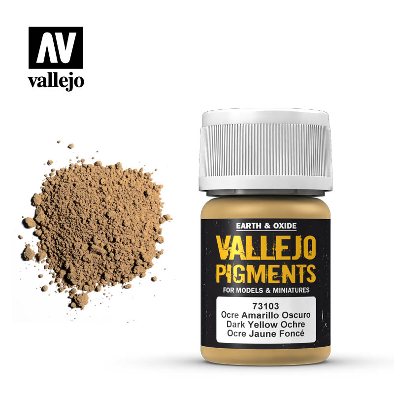 Vallejo Pigment Dark Yellow Ochre 35ml