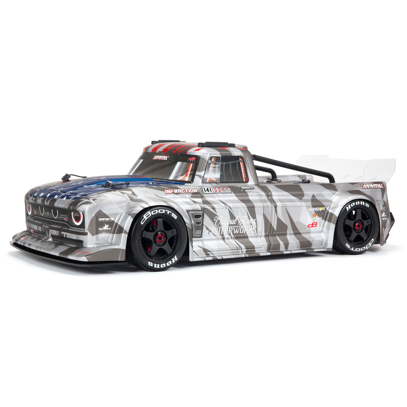 Arrma Infraction 6S BLX V2 All-Road Truck RTR 1/7 Silver