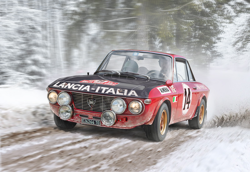 Italeri Lancia Fulvia HF Rally Montecarlo 1972 1/24